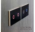 SMART LIGHT SWITCH (4x2 TYPE, 2 GANGS) ตั้งเวลาเปิด/ปิดไฟได้อัตโนมัติ 1 Y. 